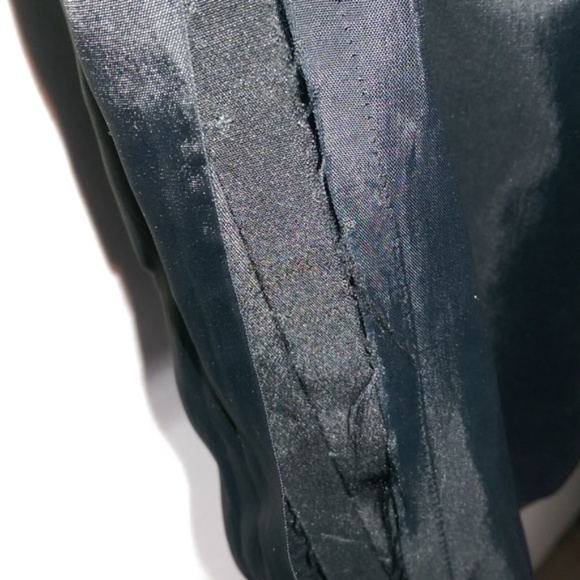 Black Tie Oleg Cassini Black Beaded Cocktail Dress Sheath Silk Size 4 - Picture 7 of 7